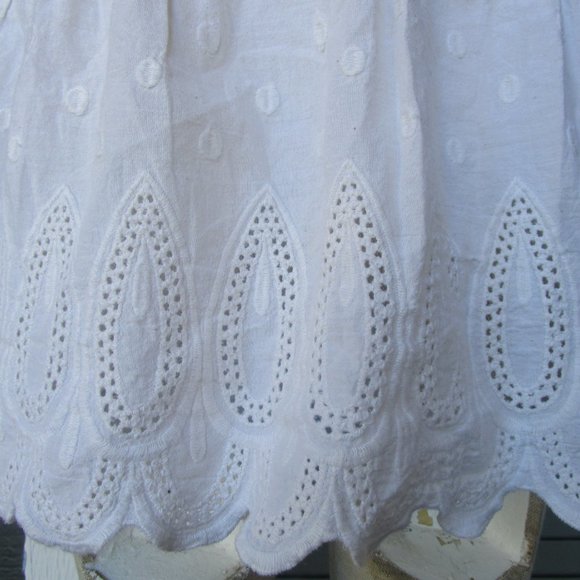 Umgee womens cottagecore mesh lace peplum top sz M - Picture 6 of 9